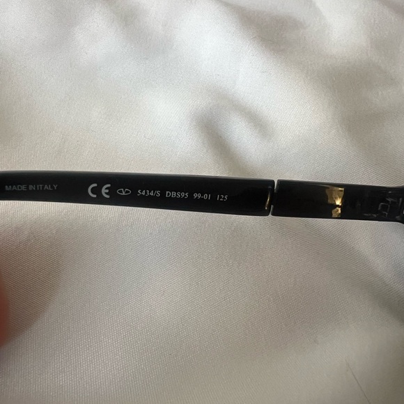 AUTHENTIC VALENTINO Black STUDDED W RHINESTONE SIDES. W case, worn once - Picture 6 of 10